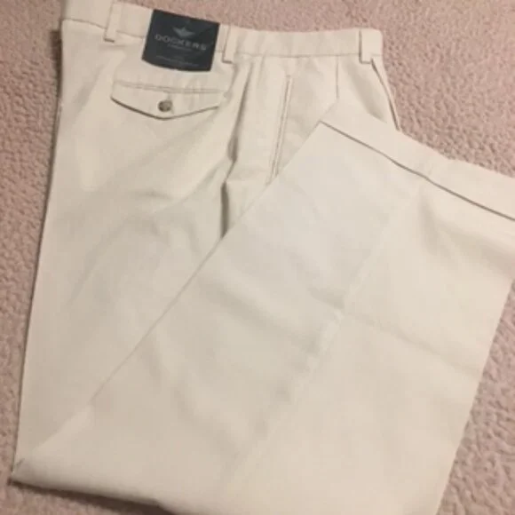 Men's Vintage Dockers Premium NEW with Tags Double Pleated Pants36 x 30